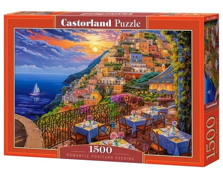 Puzzles 1500 elements Romantic Positano Evening Italy
