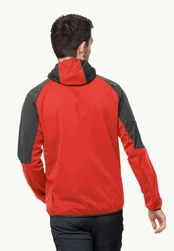 JackWolfskin Vyriška striukė Jack Wolfskin FELDBERG (softshell) | strong red
