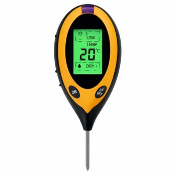 Dirvožemio 4 viename, pH, drėgmė, temperatūra, šviesa, 1 vnt.