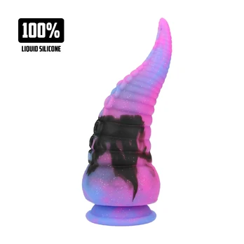 Fiction Cock Deep Riser Silicone Intimate Model Purple 21 cm