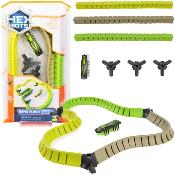 Mały Rinkinys Startowy Hex Bots Nano Flash Starter Set Žalias Tor su Figurką Łącz i Buduj!