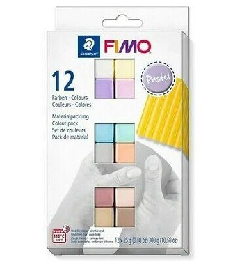 Fimo Plastikinė masė Basic 12 spalvų