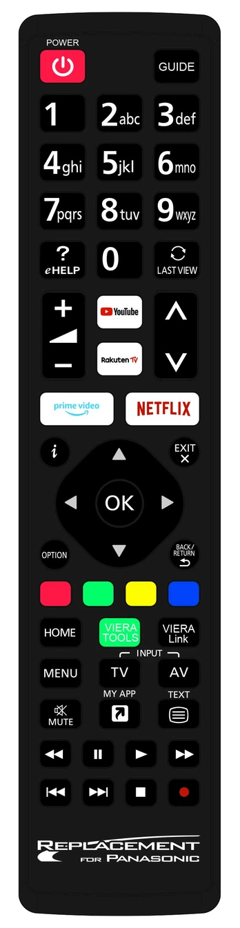 Universalus TV pultas PANASONIC televizoriams