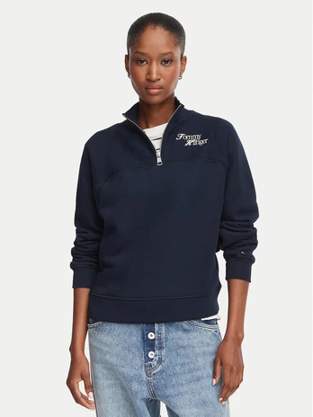 Tommy Hilfiger Džemperis WW0WW51878 Tamsiai mėlyna Regular Fit