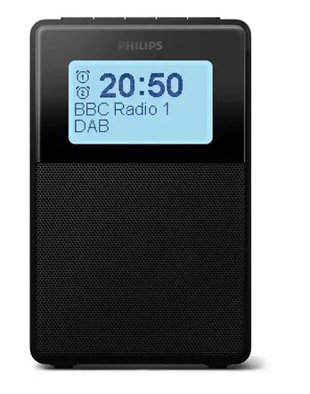 Philips TAR5100, DAB+, juodas - Radijo žadintuvas