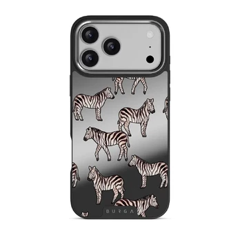 Wild Spirit - iPhone 17 Pro Max Case, Elite Mirror Dark (MagSafe) / Silver