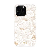 MIO White Roses Magsafe Compatible for iPhone 16 Pro Max kaina