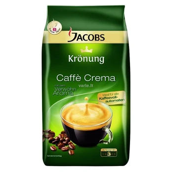 Jacobs Kronung Caffe Crema kavos pupelės 1kg