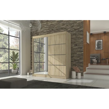 Sliding wardrobe with mirror GILTON 200