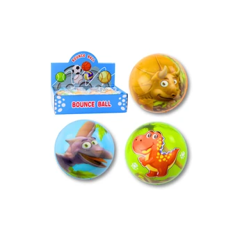 Lean Toys Foam Bouncy Ball Dinosaurs 6.5 cm