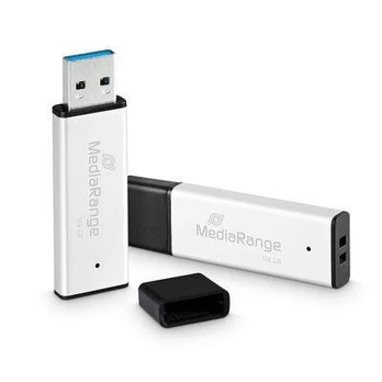 USB laikmena MediaRange USB-Stick 128GB USB 3.0 high performance aluminiu