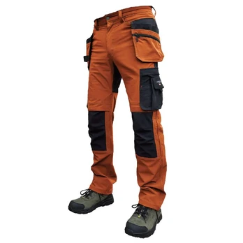 Kelnės su kabančiomis kišenėmis Nexus Stretch, ruda C58, Pesso