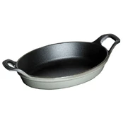 Staub Oval Mini Baking &amp; Casserole Dish - 250 ml, Graphite kaina