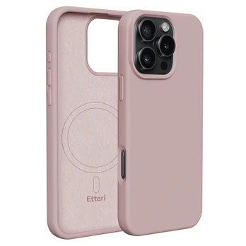 Dėklas Telforceone Etteri Silicone Mag case for iPhone 16 Pro 6,3' light pink