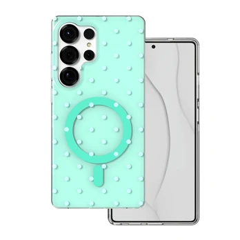 Dėklas Telforceone Bubble Dots Mag case for Samsung S25 Ultra žalias