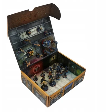 Infinity Action Box 2w1: magnetinė dėžutė su 2 plokštelėmis ir žaidimo reljefu