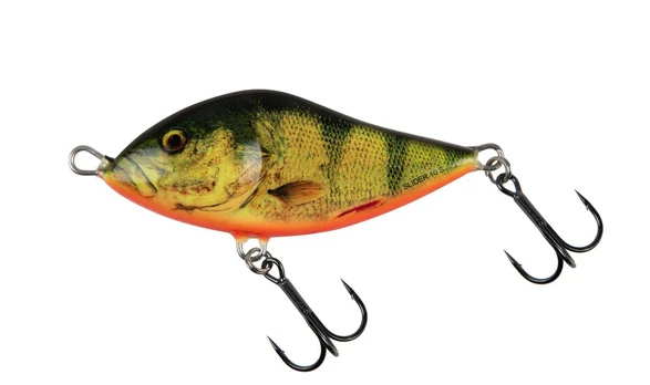 Skęstantis vobleris Salmo Slider, 7 cm, Real Hot Perch