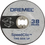 Šlifavimo diskas Dremel SC541, 38mm, 3,2mm, 2 vnt., 2615S541JA kaina