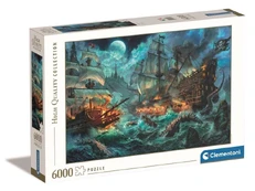 Clementoni dėlionė "Pirates Battle" 6000pcs kaina