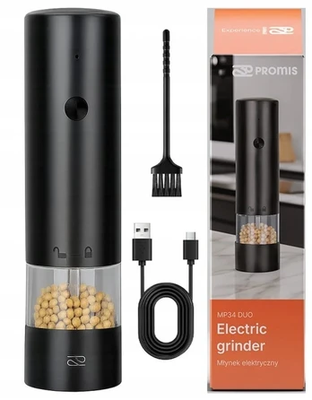 PROMIS pipirų ir druskos malūnėlis – USB