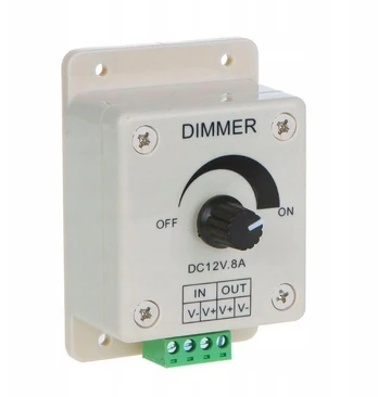 Led dimmeris, reguliatorius 12v-24v 8a 96w Pwm