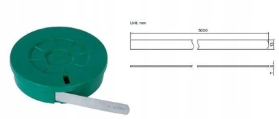 Insize Juostos plotis 0,02mm x 5m (4621- 02)