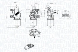 Valytuvo variklis MAGNETI MARELLI 064043803010