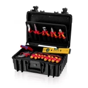 Lagaminas su įrankiais elektrikui KNIPEX Robust23 Start, 24 dalių kaina