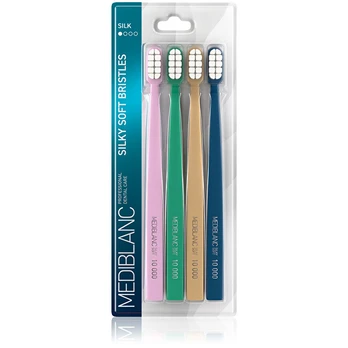 MEDIBLANC Toothbrush with soft bristles 4 pcs Unisex