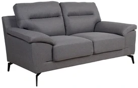 Fotelis Sofa ENZO 2-seater, dark pilkas
