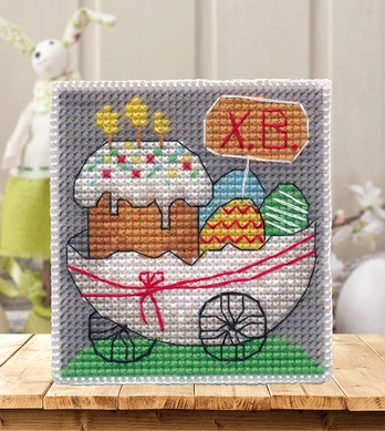 Cross stitch kit "Magnet. Happy easter" S1599