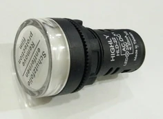 Signalinė lemputė su korpusu Ø22mm LED balta 230V HIGHLY