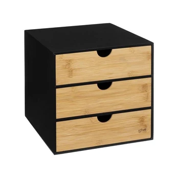 BAVA trinket, bamboo, 3 drawers
