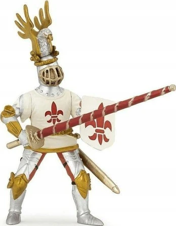 Papo statulėlės riteris baltu chalatu lelijose (401375)