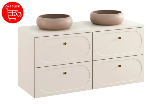 Vonios baldų komplektas Donna Sand, 120 cm