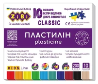 Plastilinas Zibi Classic Kids Line, 10 spalv. kaina