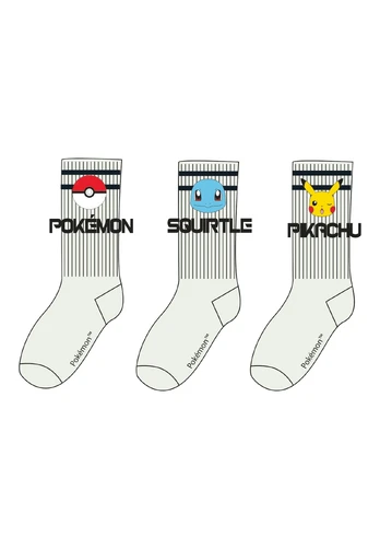NAME IT POKEMON kojinės, 3vnt., 13243321 37-39