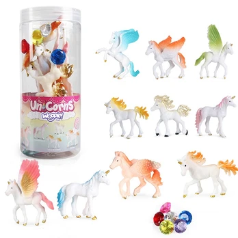 „Woopie“ figūrėlių rinkinys „Unicorn 16 PCS“.