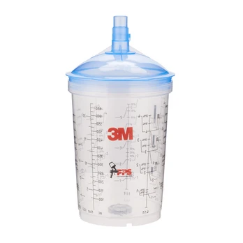 Mug PPS for paint, 50pcs, 700ml, filtration size: 125µm,