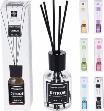 Namų kvapas su pagaliukais BASIC, 6 rūšys, 50 ml