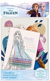 Kids Licensing Disney Frozen coloring set + notebook kaina