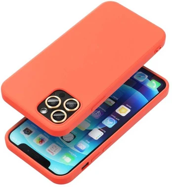 SILICONE case for IPHONE 17 peach
