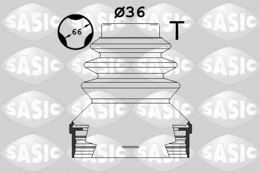 SASIC SAS1900036 CV boot kit