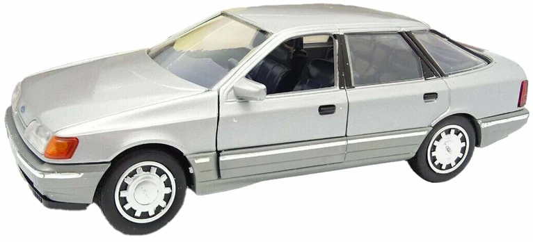 Žaislinis automobilis Ford Scorpio, 1:24, sidabro