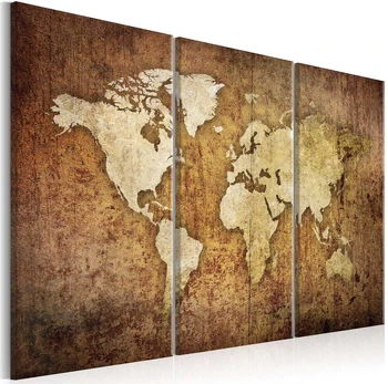 Artgeist Paveikslas - World Map: Brown Texture