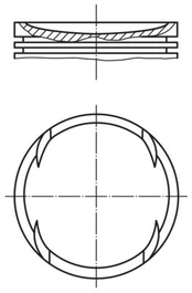 Stūmoklis MAHLE 0306400