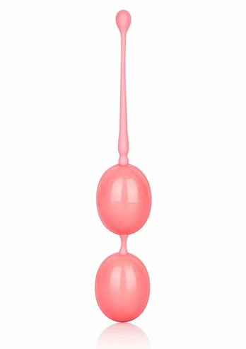CalExotics Weighted Kegel Balls Silicone Ergonomic Design Pink