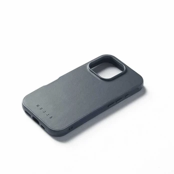 Mujjo Shield dėklas, skirtas iPhone 16 Pro – plieno mėlynas