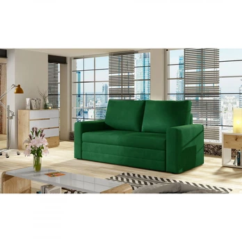 Sofa - lova Wave su patalynės dėže žalia, Kronos 19