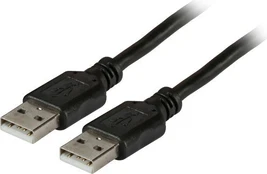 EFB USB2.0 Anschlusskabel A-A,St.-St.,3,0m,juodas,Classic kaina